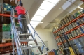 PODEST ROBOCZY drabina magazynowa z SICUR-STOP Faraone 11 stopniowa model 325/MFTS - wys. robocza 469 cm 