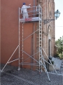 WYPRZEDAŻ A1-54 Rusztowanie aluminiowe FARAONE TOP SYSTEM - wysokość robocza 6,40m