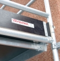WYPRZEDAŻ A1-54 Rusztowanie aluminiowe FARAONE TOP SYSTEM - wysokość robocza 6,40m