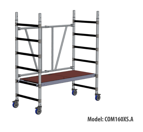 WYPRZEDAŻ COM160XS.A Rusztowanie aluminiowe FARAONE COMPACT XS A jezdne - wys. rob. 2,60m