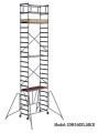 WYPRZEDAŻ COM160XS.ABCD Rusztowanie aluminiowe FARAONE COMPACT XS ABCD jezdne - wys. rob.7,60m