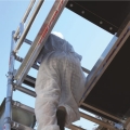 ED1-114 Rusztowanie ze schodami TopSystem 135x245 cm FARAONE jezdne aluminiowe - wysokość robocza 12.40m